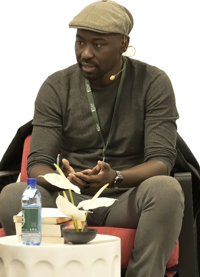 Dr. Onke Mazibuko speaking during a facilitated group discussion